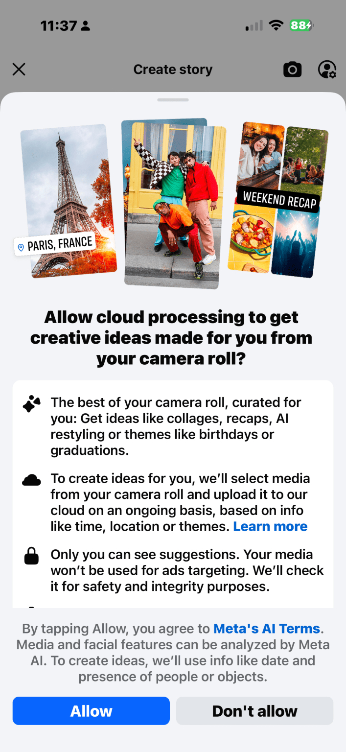 Meta's functionality in question